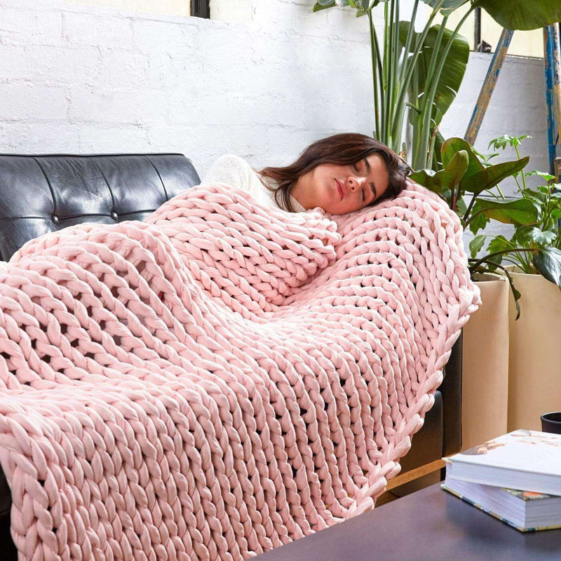Knitted Weighted Blanket - 40% OFF SALE - The Calming Co. Australia