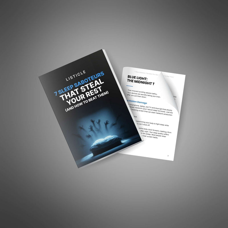 7 Sleep Saboteurs - Fix Your Sleep - The Calming Co. Australia