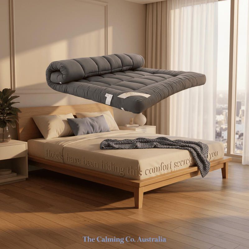 Bamboo Charcoal Mattress Topper - 70% OFF CLEARANCE - The Calming Co. Australia