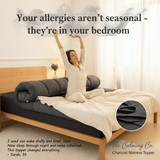 Bamboo Charcoal Mattress Topper - 70% OFF CLEARANCE - The Calming Co. Australia