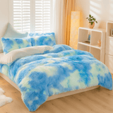 Calming Tie - Dye Plush Duvet Cover + 2 Pillow Cases - The Calming Co. Australia