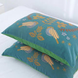 Nordic Bird Design Cotton Pillowcases - The Calming Co. Australia