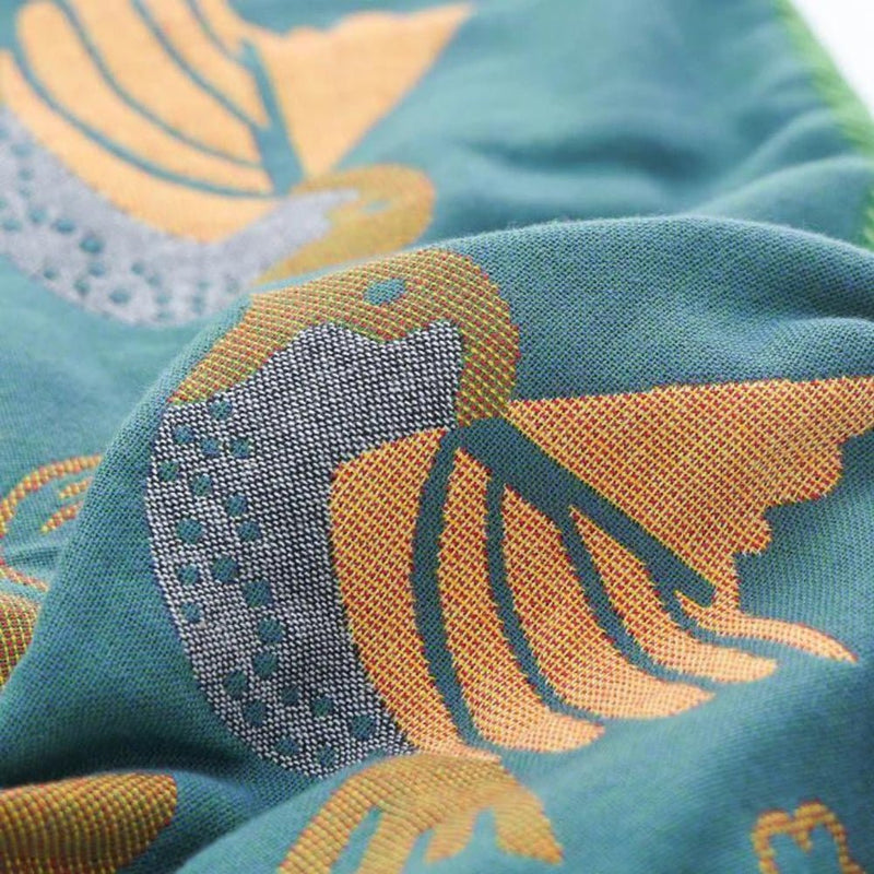 Nordic Bird Design Cotton Pillowcases - The Calming Co. Australia