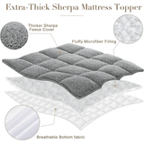 Plush Sherpa Fleece Topper 50% OFF - SALE - The Calming Co. Australia