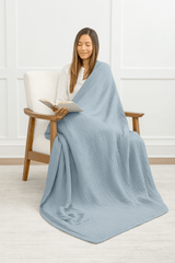 PureCotton Muslin Blanket - The Calming Co. Australia