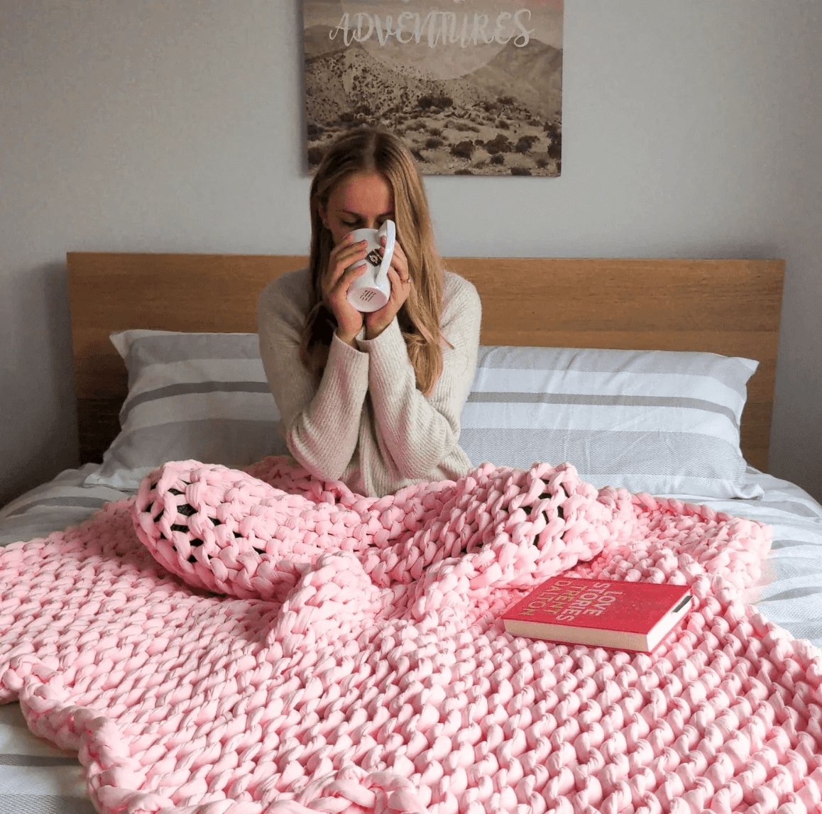 Knitted Weighted Blanket 40 OFF SALE The Calming Co. Australia