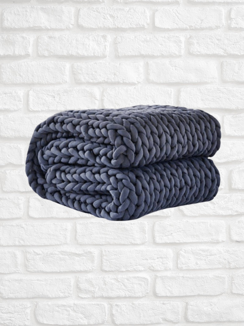 Knitted Weighted Blanket - 40% OFF SALE - The Calming Co. Australia